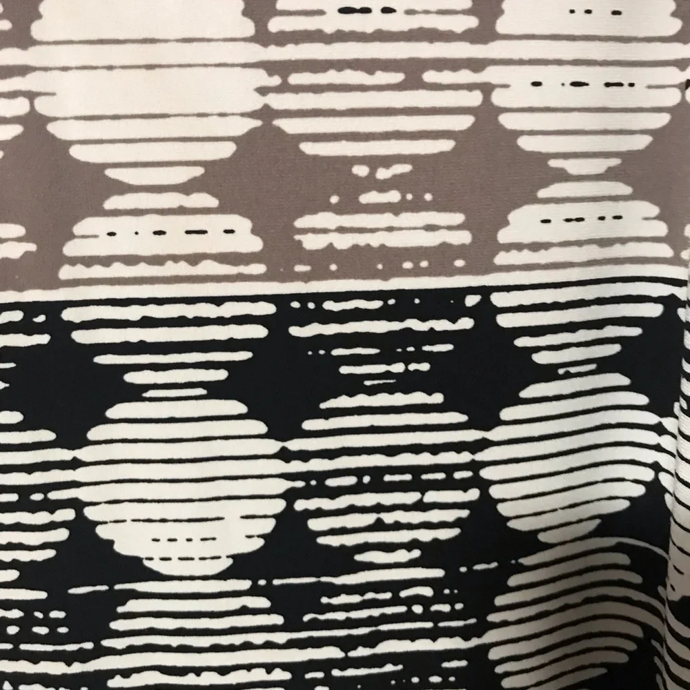 Chico's‎ Black and White Geometric Maxi Dress